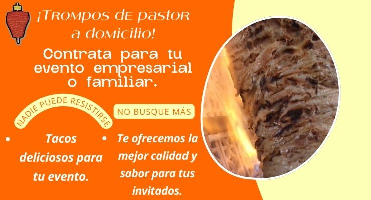 Trompo al pastor a domicilio